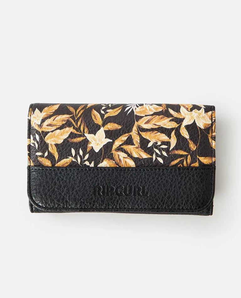 Mixed Floral Mid Wallet