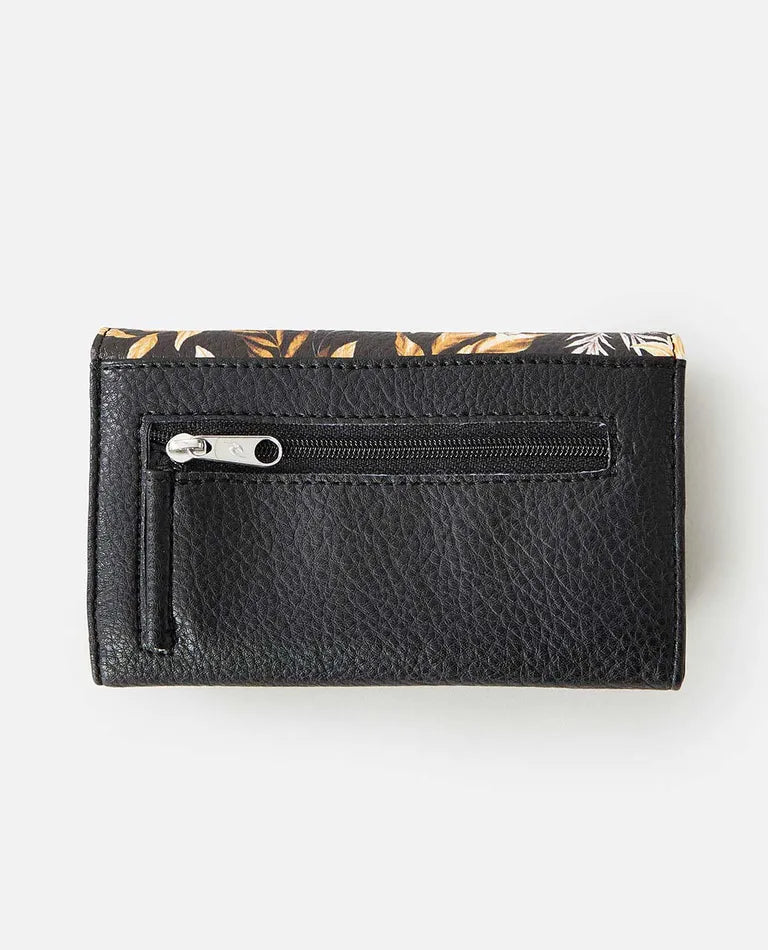 Mixed Floral Mid Wallet