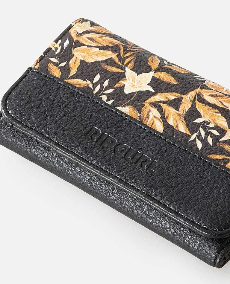 Mixed Floral Mid Wallet