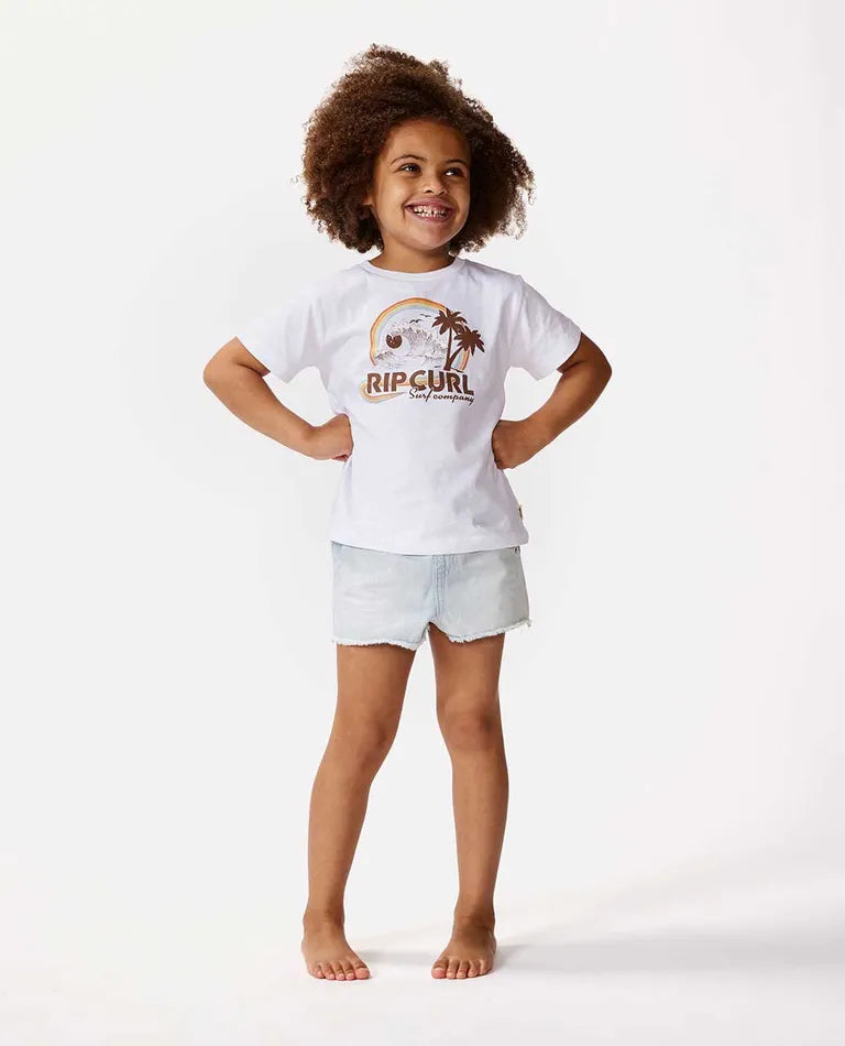 Rainbow Waves Tee-Girl