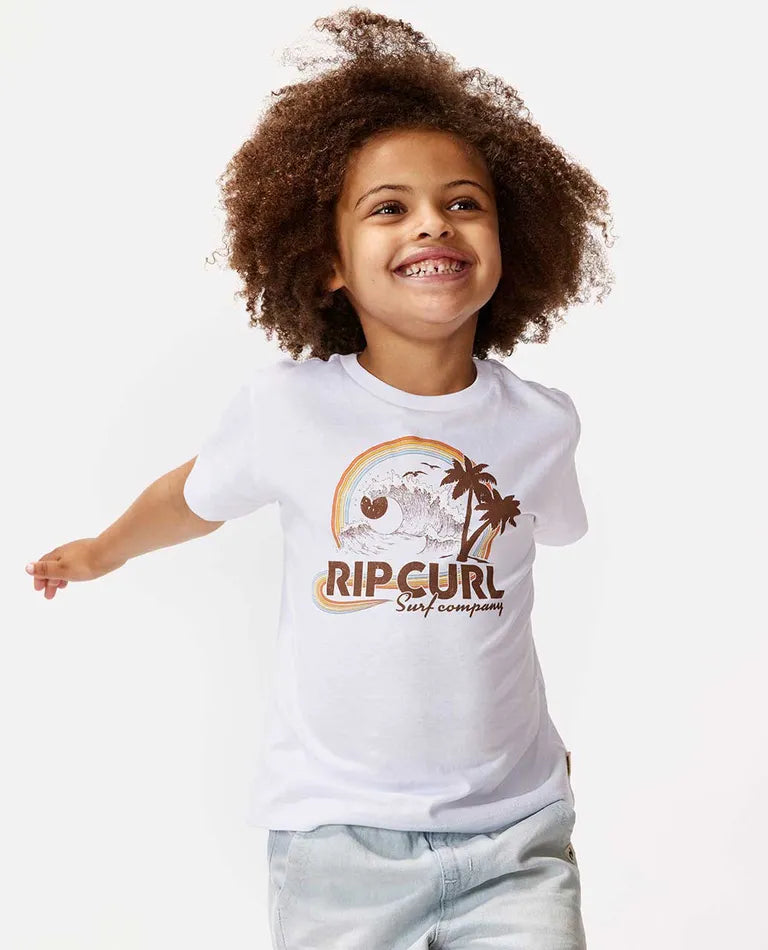 Rainbow Waves Tee-Girl