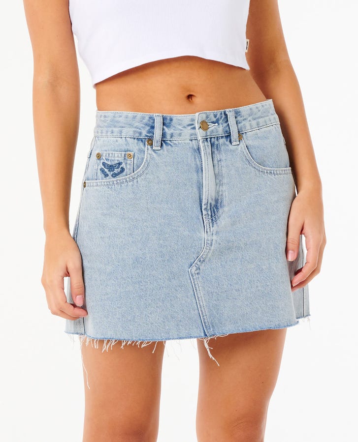 TABBY DENIM MINI SKIRT