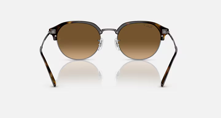 RB4429 Havana on gunmetal brown gradient polar