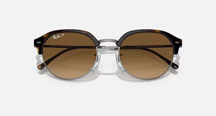RB4429 Havana on gunmetal brown gradient polar