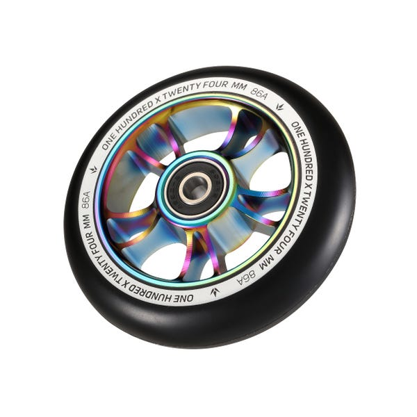 100mm Wheels (Pair) Oil Slick / Black - EnvyW100OSBK2PK