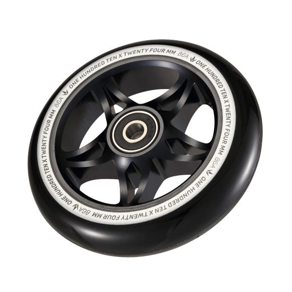 110mm S3 Wheel (Single) - Black/Black - EnvyW110S3BKBK