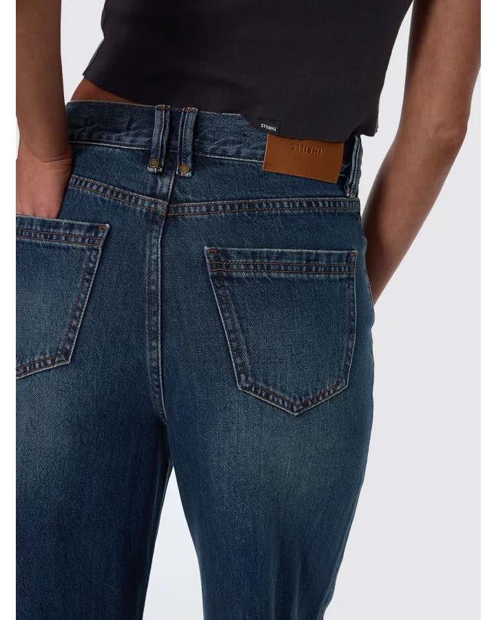 Kai Wrap Mid Rise Baggy Jean