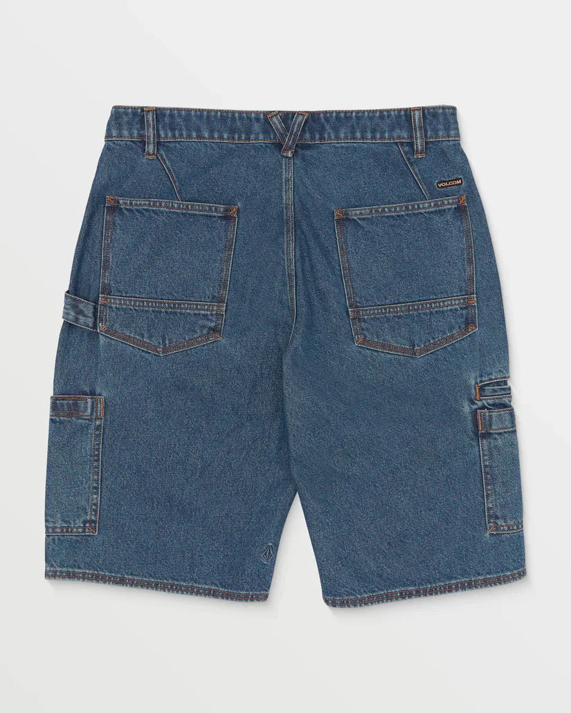 1991 Utility Denim Short 23 - Volcoma2042401 - irw - Indigo Ridge Wash - 28