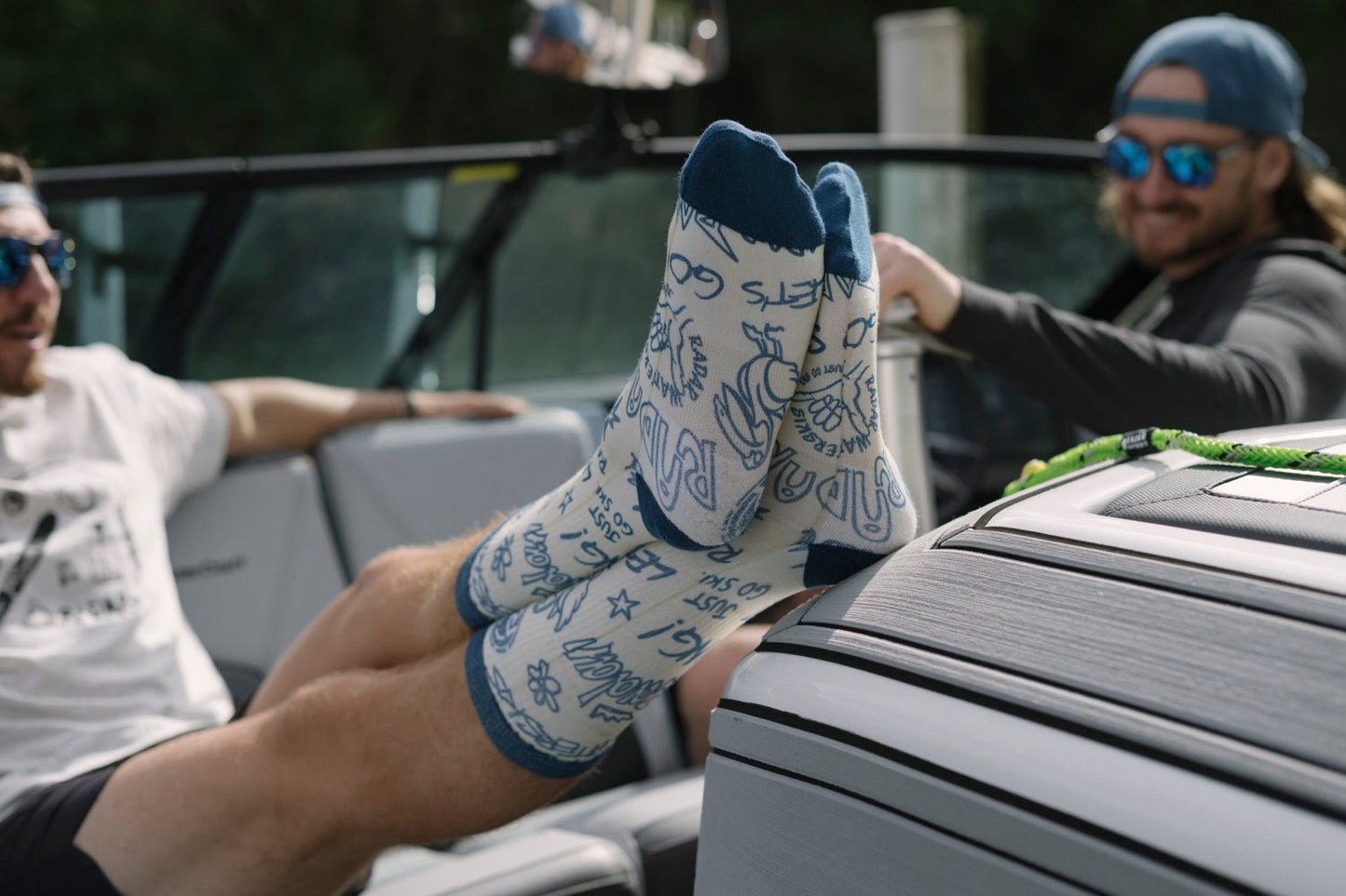 2025 Radar Crew Socks - Radar258395 - Ski Beach -
