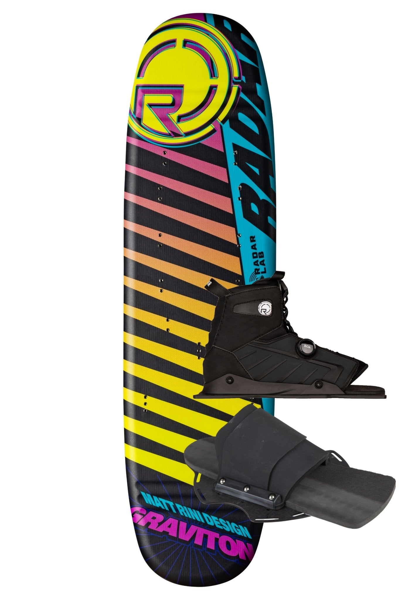 2026 Radar Graviton Trick Ski Retro Flash - Radar260160 - 41 - Vector Boa Graviton RTP - US 5 to 8