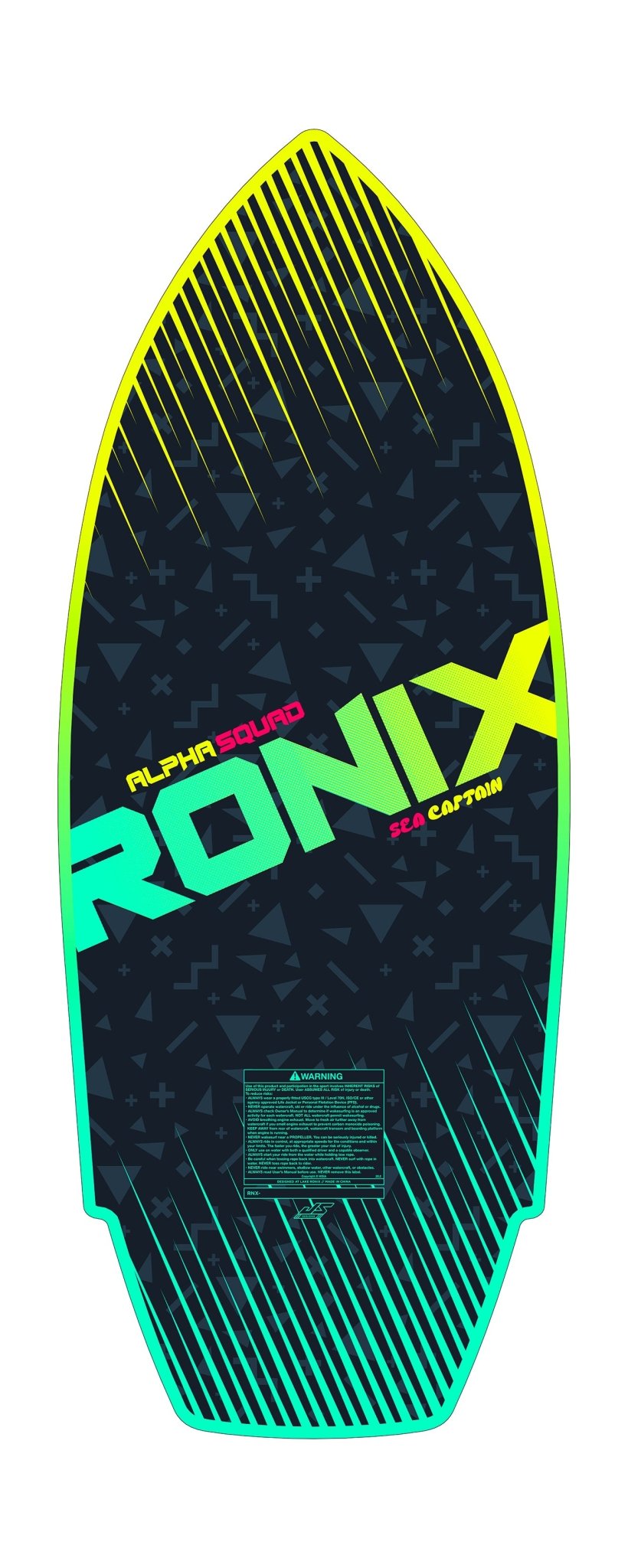 2026 Ronix Alpha Squad Sea Captain - Ronix262395 - Blue / Yellow - 4 2