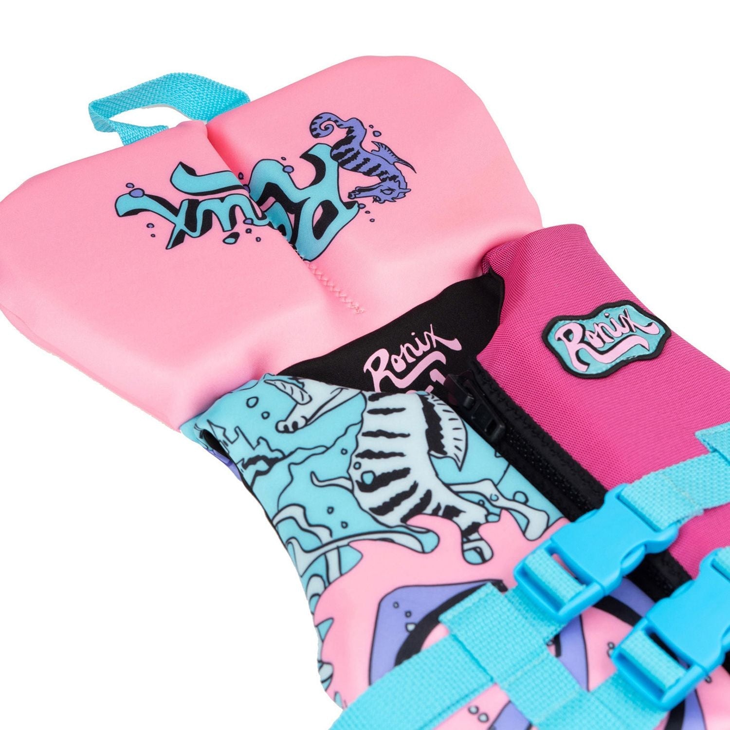 2026 Ronix August Girls L50s Vest w/ Collar - Ronix264021 - Pink / Blue / Purple - 2 to 3