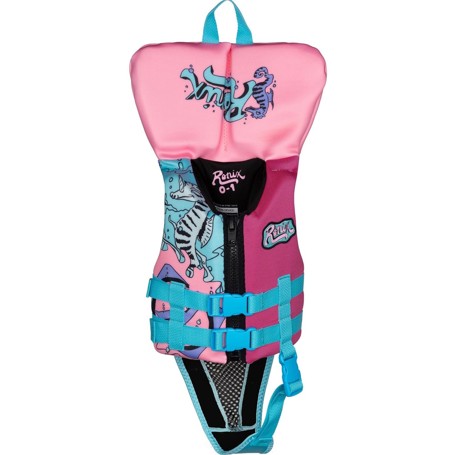 2026 Ronix August Girls L50s Vest w/ Collar - Ronix264021 - Pink / Blue / Purple - 0 to 1