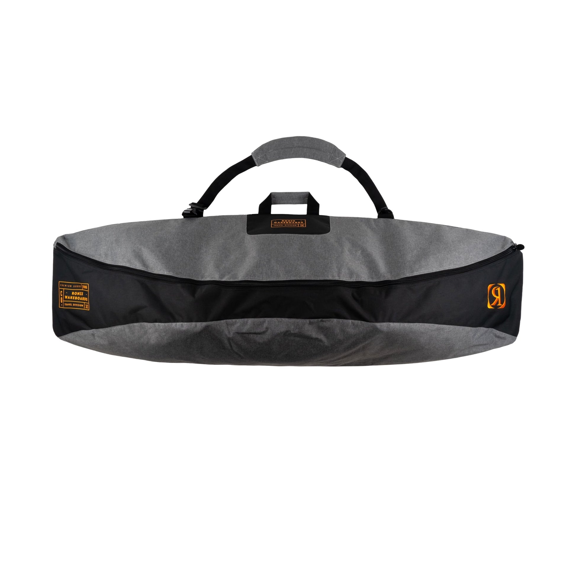 2026 Ronix Ration Board Case - Ronix255125 - Heather Charcoal / Orange - Up to 130