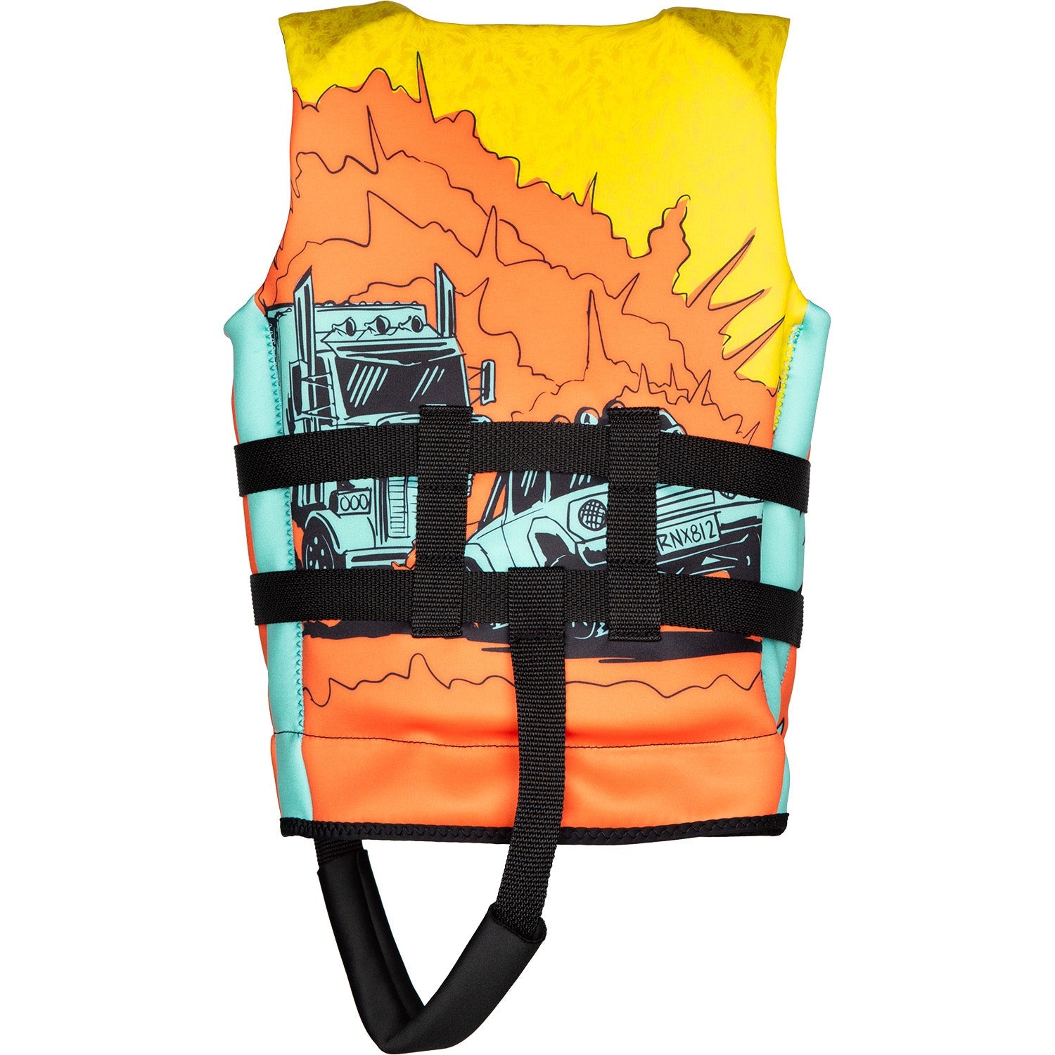 2026 Ronix Vision Boys L50s - Ronix264017 - Blue / Orange / Yellow - 4 to 6