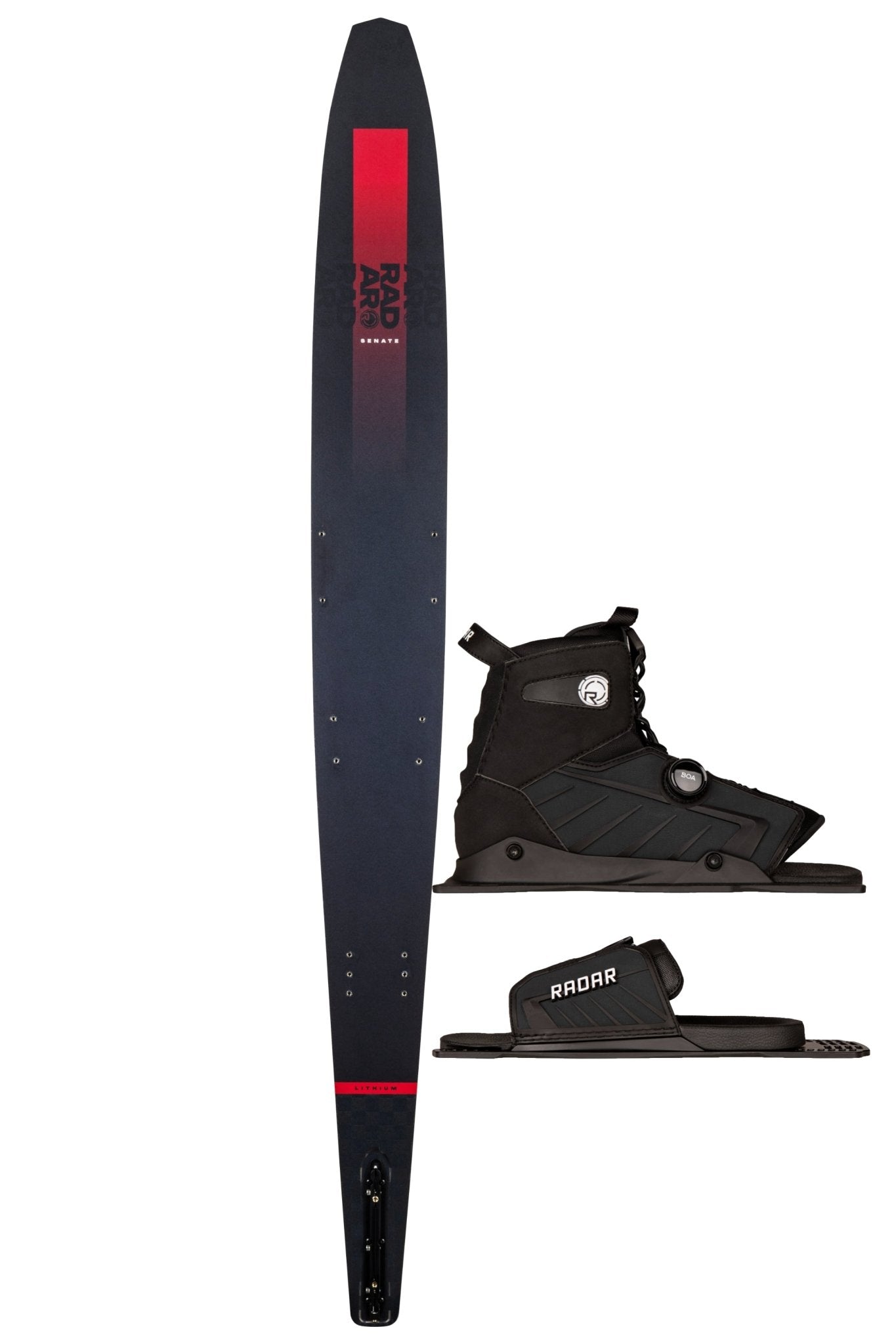 2026 Senate Lithium - Radar260040 Carbon/Matte Blk/Punk Rock Red - 65 - Vector Boa - Boa ARTP - US 5 to 8