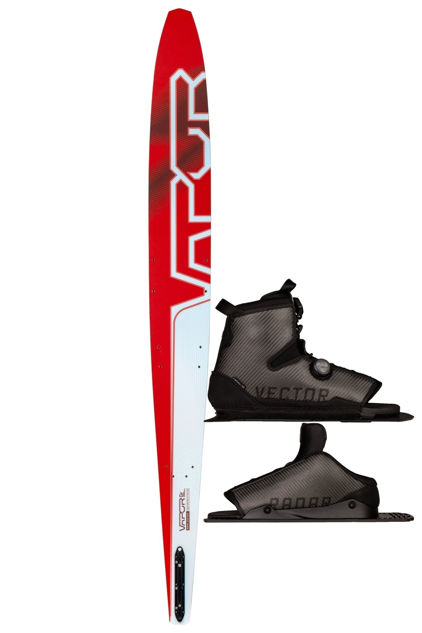 2026 Vapor Graphite - Radar260020 Race Red / Ice - 65 - Cabitex Vector Boa - Carbitex Hybrid Boa - US 5 to 8