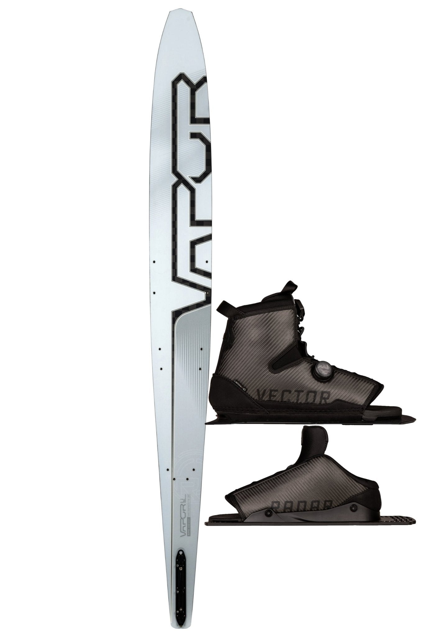 2026 Vapor Lithium - Radar260010 Carbon / White - 65 - Cabitex Vector Boa - Carbitex Hybrid Boa - US 5 to 8