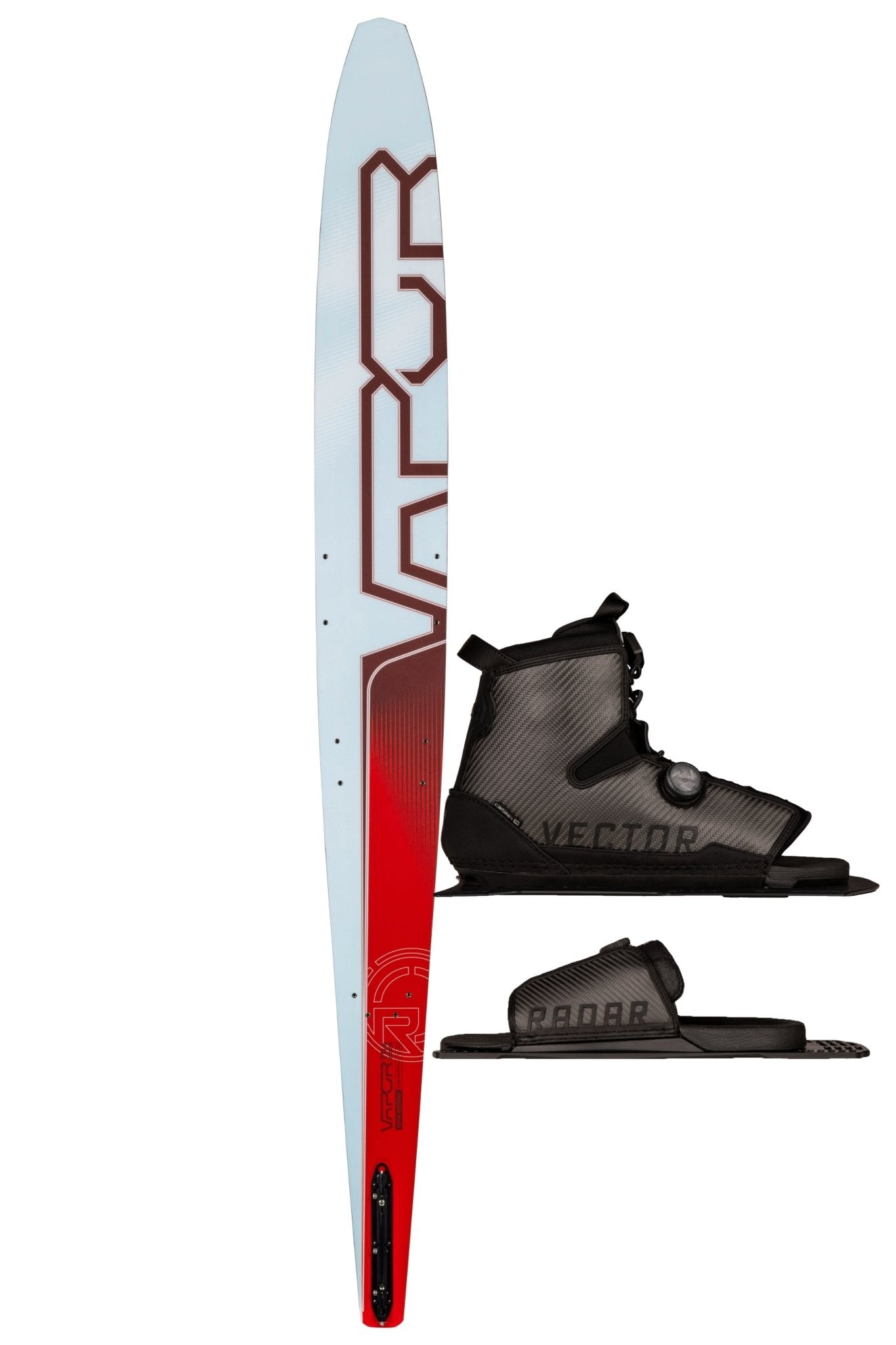 2026 Vapor Pro TRA - Radar260030 Ice / Race Red - 63.5 - Carbitex Vector Boa - Carbitex Boa ARTP - K 2 to 6