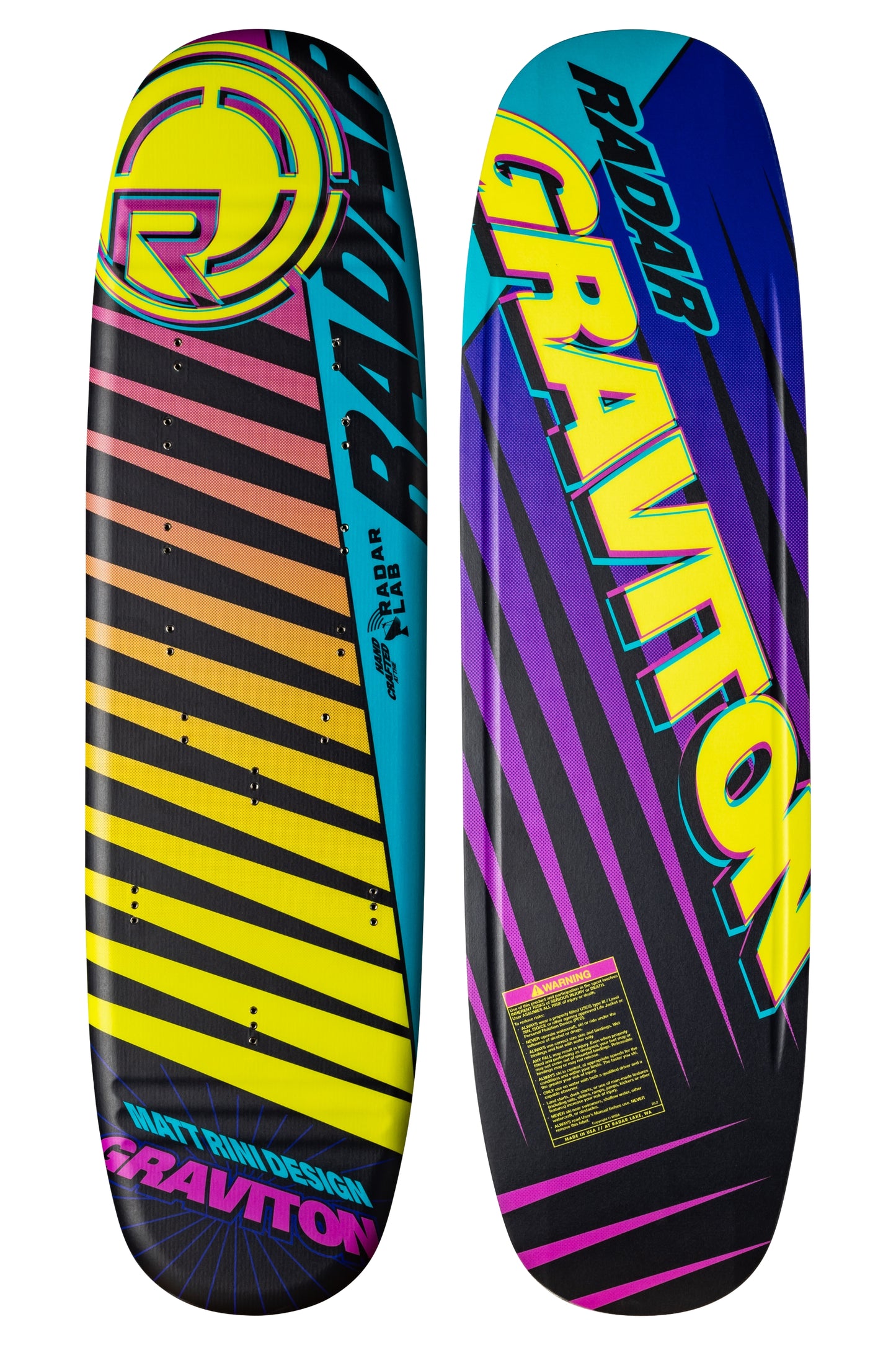 2026 Radar Graviton Trick Ski Retro Flash