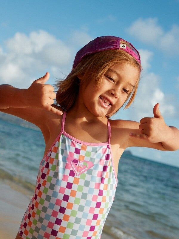 Rainbow Check One Piece Sporty