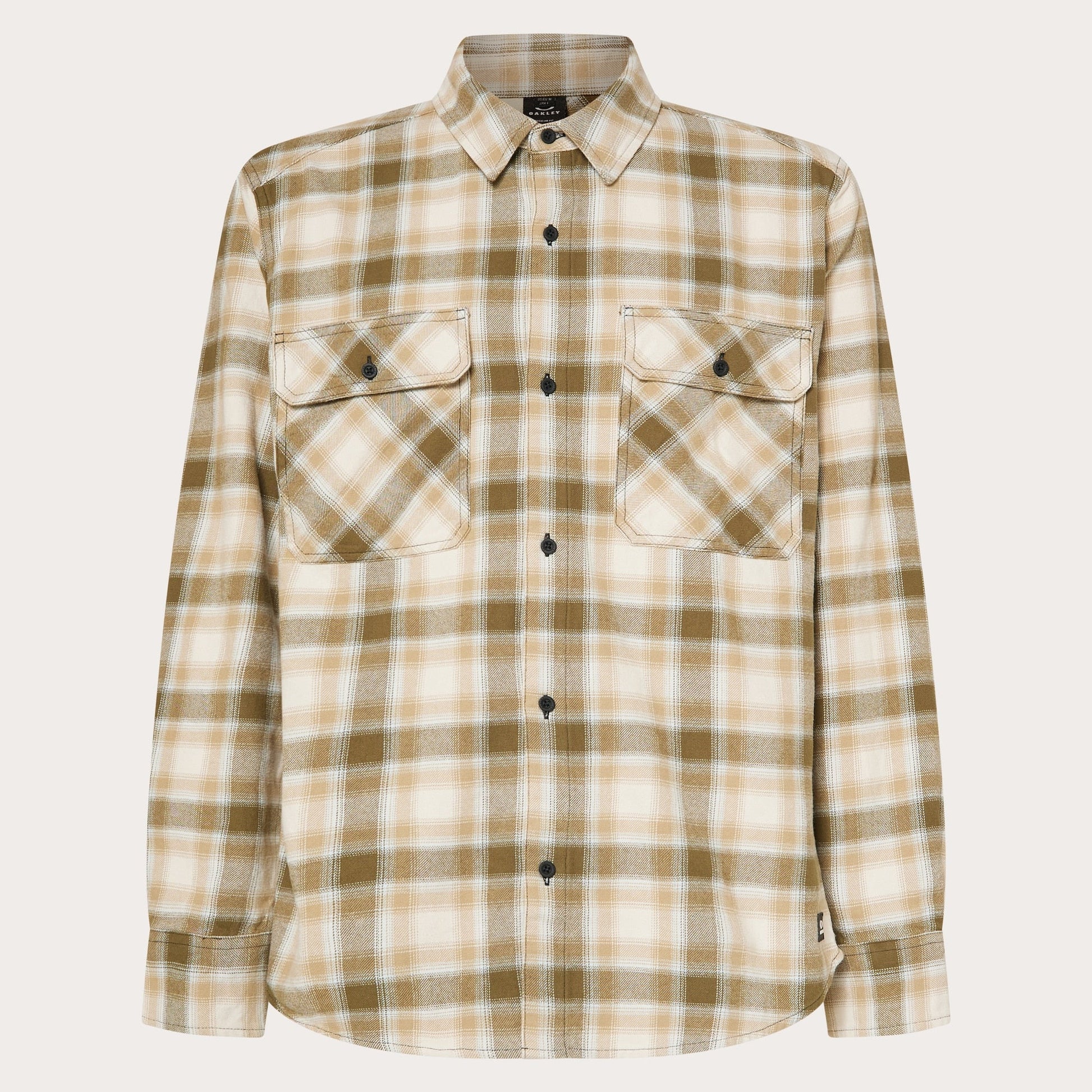 90s PLAID LS SHIRT - OakleyFOA406127 - MIST/PEBBLE/ARMY G CHECK - L