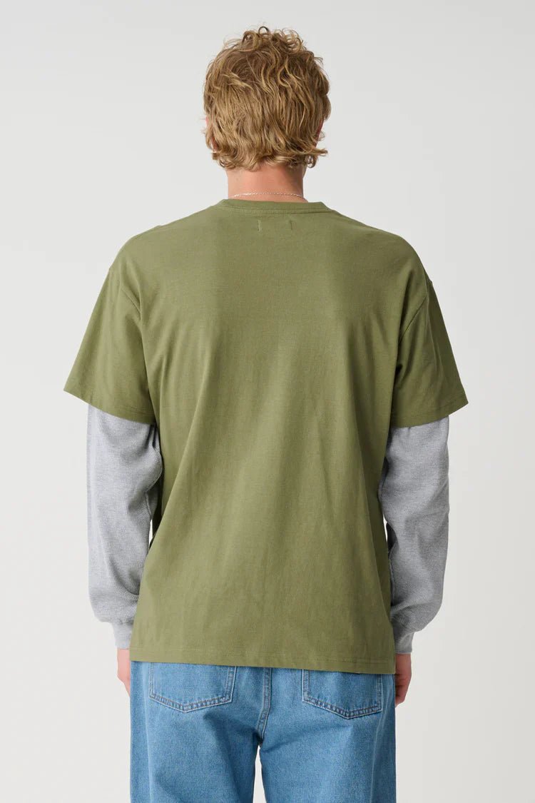 91 Double Layer Tee - XlargeXL025W3013 - Pigment Olive - L