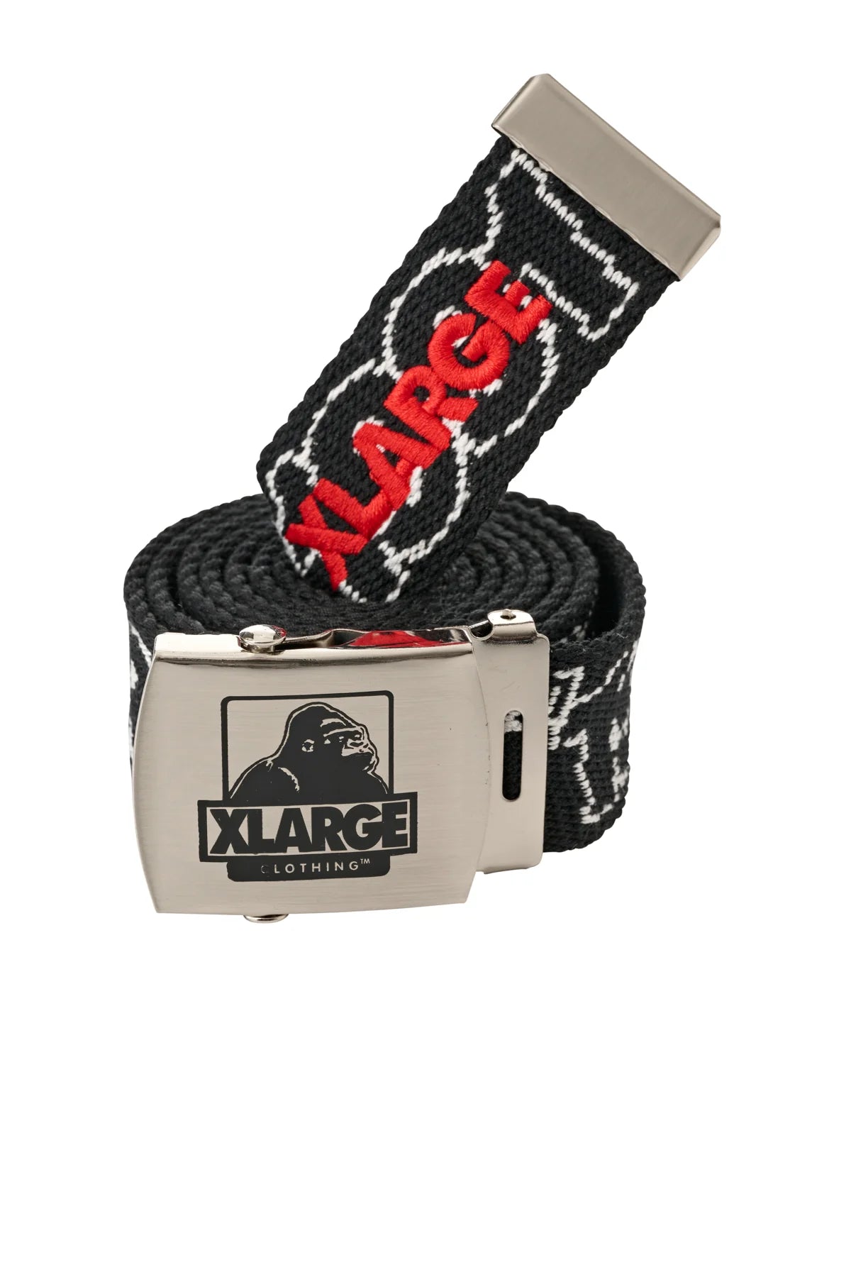 91 JACQUARD BELT - XlargeXL725S1013 - BLACK WHITE - OSFA