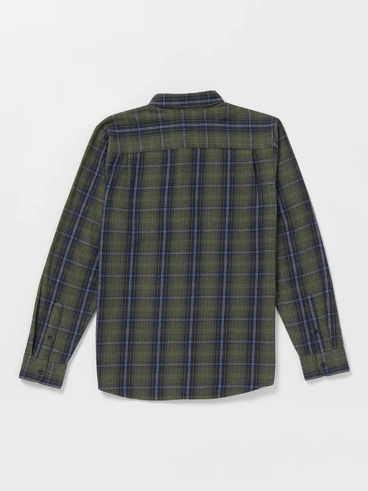 Heavy Twills Flannel LS Olive S