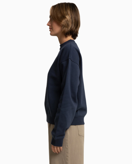 Flower Lane Crop Crew Fleece