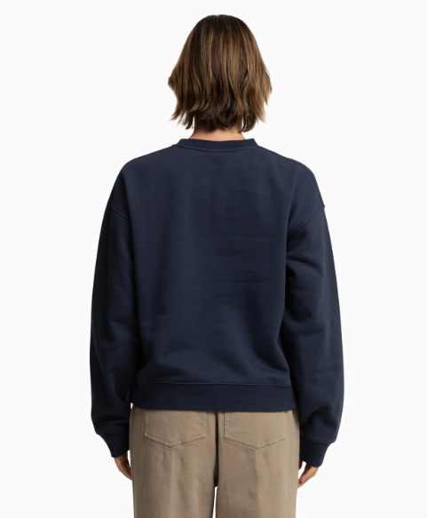 Flower Lane Crop Crew Fleece