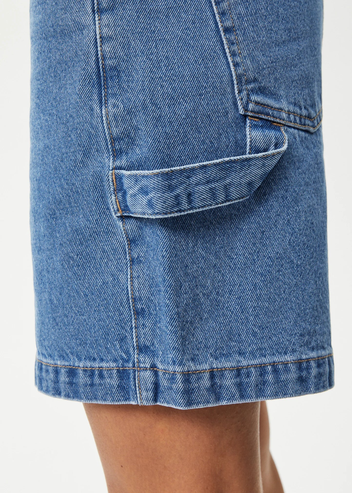 Emilie Hemp Denim Workwear Short