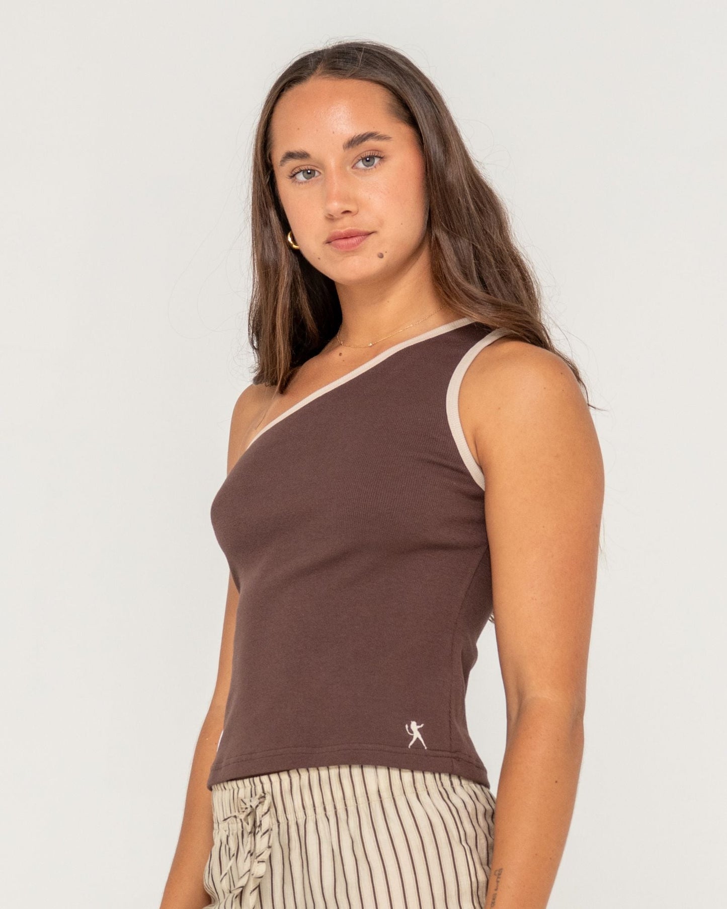 ZOE ONE SHOULDER TANK