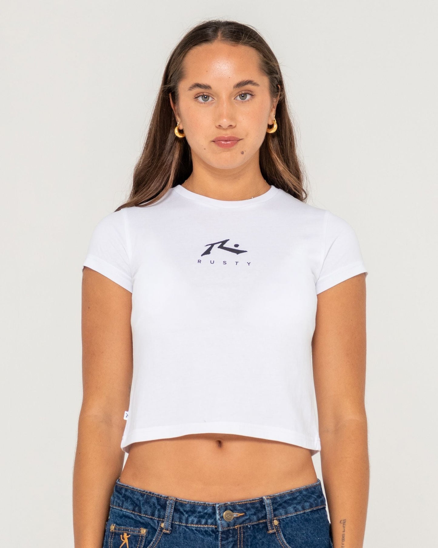 RUSTY ESSENTIALS RELAXED MINI TEE