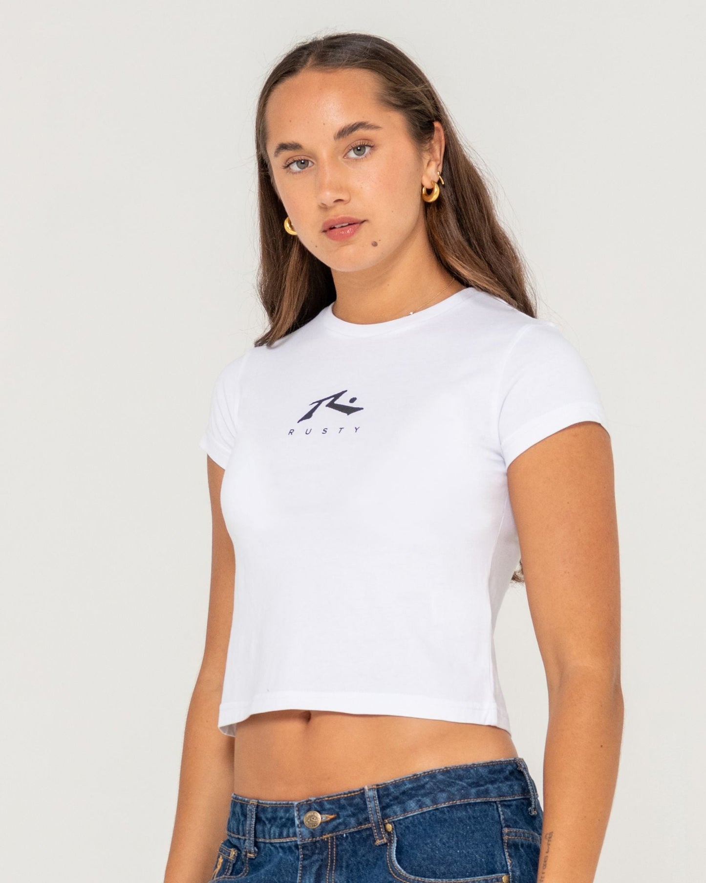 RUSTY ESSENTIALS RELAXED MINI TEE