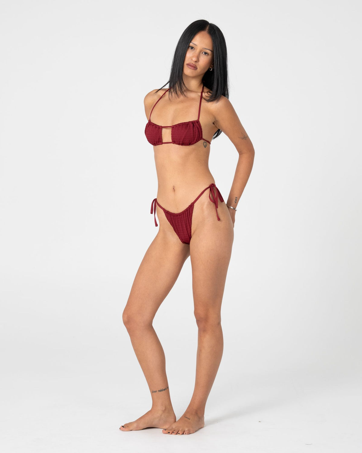 CEDAR CHEEKY SIDE TIES BIKINI BOTTOM