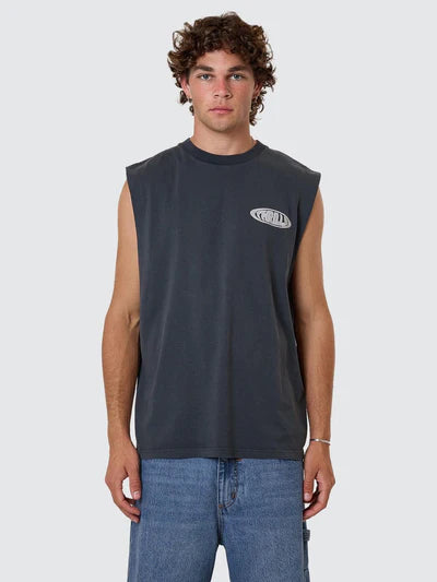 Shadowless Merch Fit Muscle Tee - Ebony