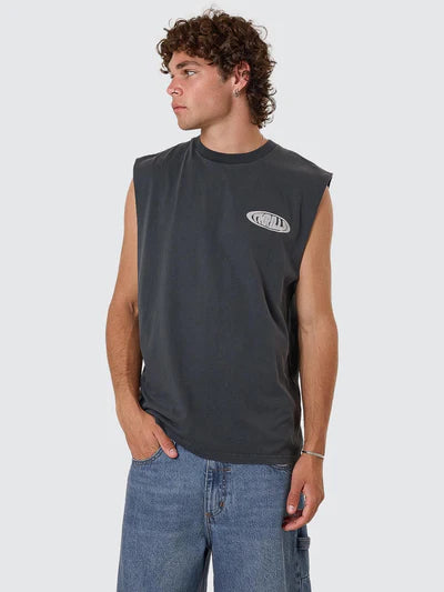 Shadowless Merch Fit Muscle Tee - Ebony