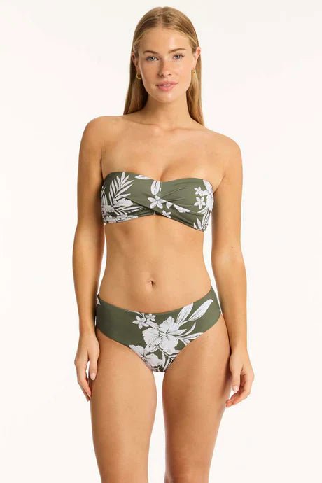 Aloha Mid Bikini Pant - Sea LevelSL4015AH - Khaki - Khaki - 10