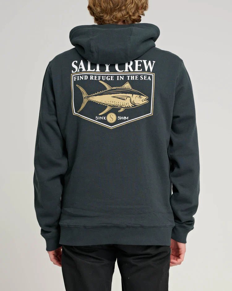 Angler Sherpa Zip Fleece - Salty CrewSCM44207 - Coal/Black - L