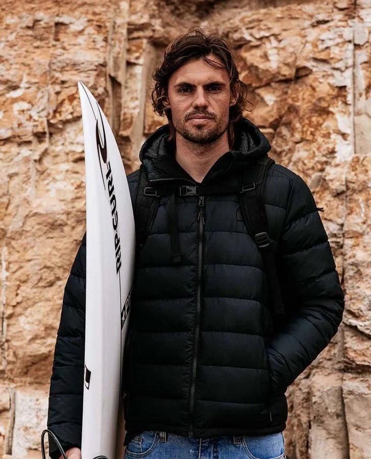 ANTI SERIES ELITE PUFF HOOD - Rip CurlCJKDB9 - BLACK - XL