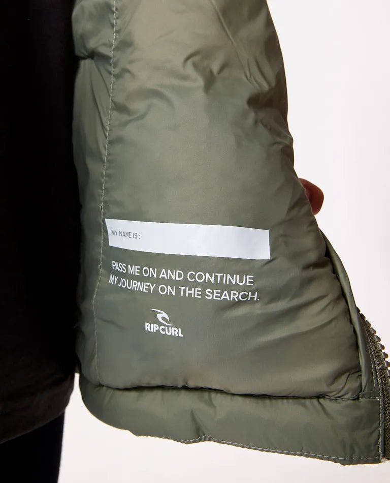 Anti - series Puffer Jacket Kids - Rip Curl00ABJA - 0058 - Olive - 10
