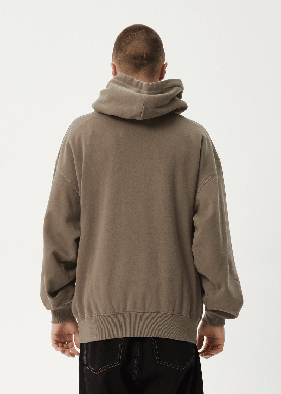 Antic - Recycled Boxy Pull On Hood - Fossil - AfendsM251508 - Fossil - M