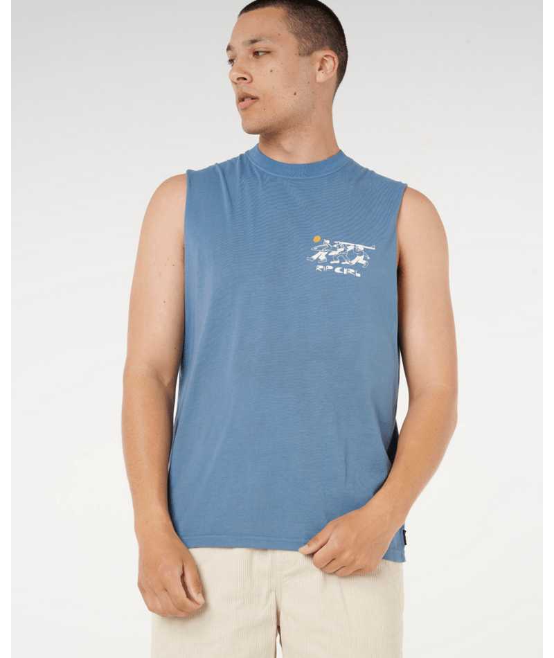 AOTS TY WILLIAMS JOURNEY MUSCLE - Rip Curl0V2MTE-BLUEFIN-XS