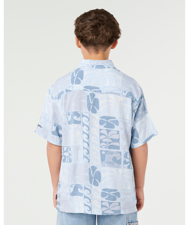 AOTS TY WILLIAMS SS SHIRT - BOY - Rip Curl01RBSH - SPRAY BLUE - 8