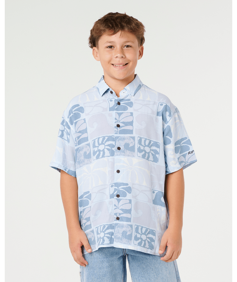 AOTS TY WILLIAMS SS SHIRT - BOY - Rip Curl01RBSH - SPRAY BLUE - 8