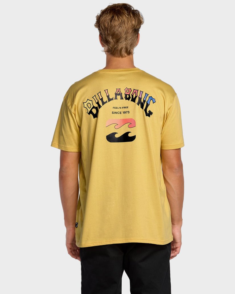 ARCH FADE PREMIUM SS - Billabong24A353500 - Dust Yellow - S