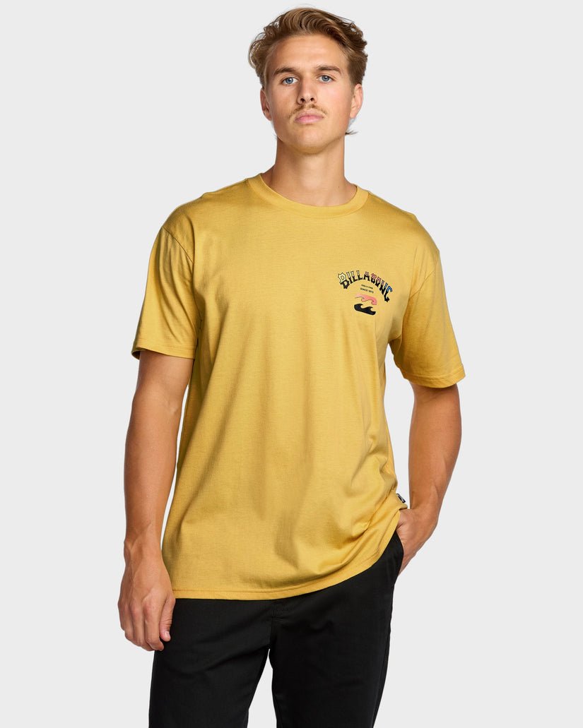 ARCH FADE PREMIUM SS - Billabong24A353500 - Dust Yellow - S