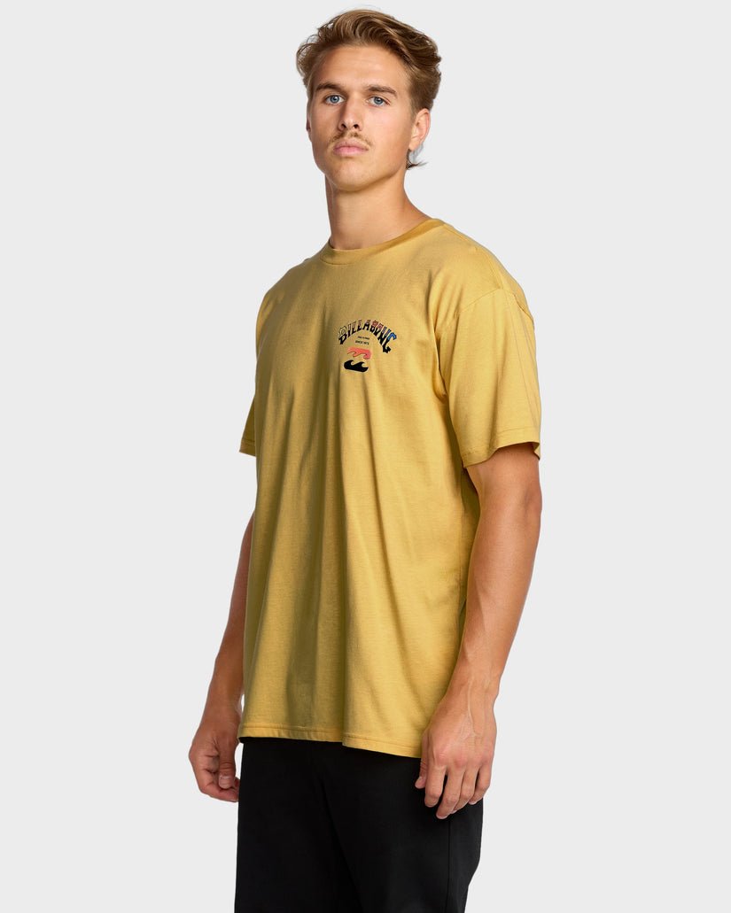 ARCH FADE PREMIUM SS - Billabong24A353500 - Dust Yellow - S