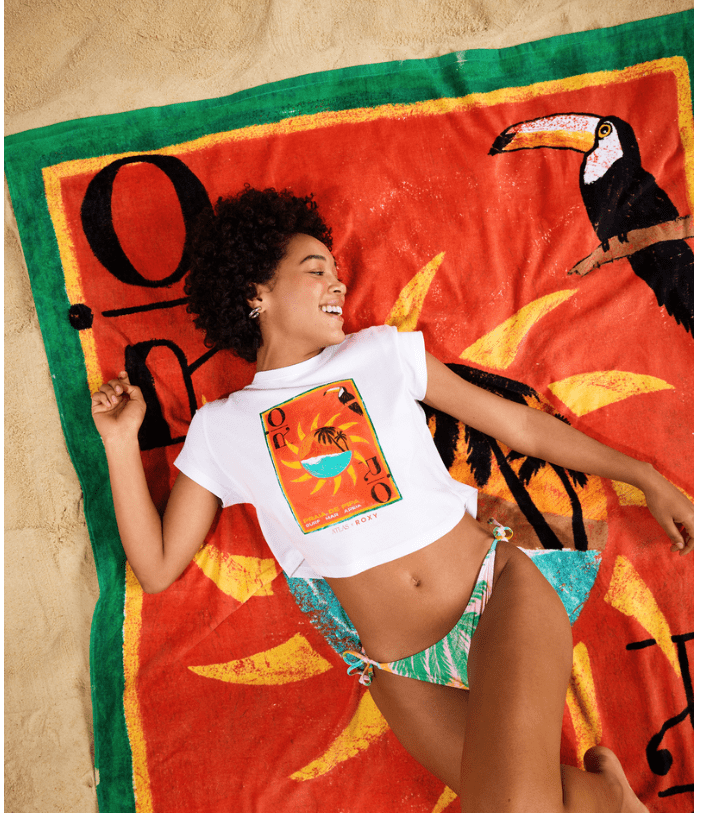 Atlas Towel - RoxyERJAA04376 - RNN0 - Poppy Red - 1SZ